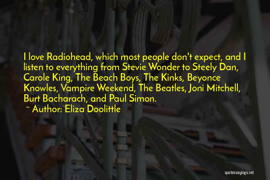 Best Weekend Love Quotes By Eliza Doolittle