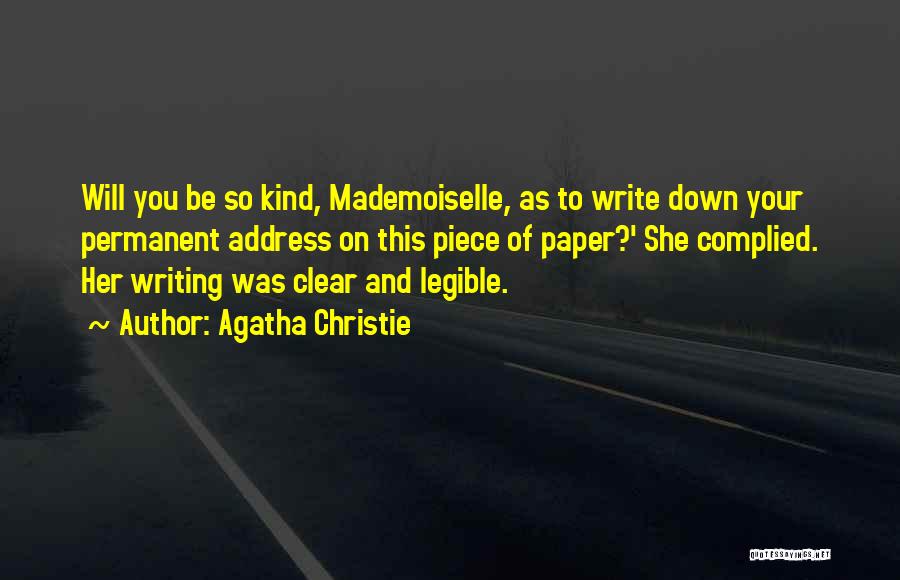 Best Welcome Address Quotes By Agatha Christie