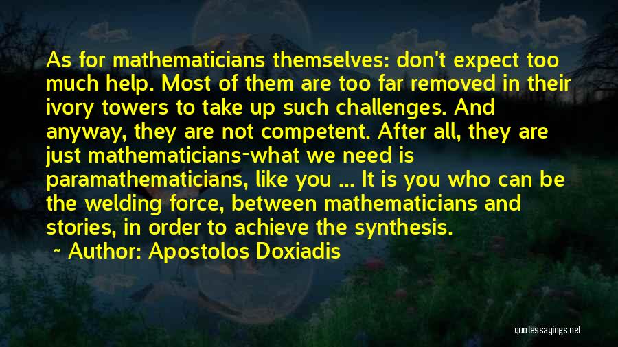 Best Welding Quotes By Apostolos Doxiadis