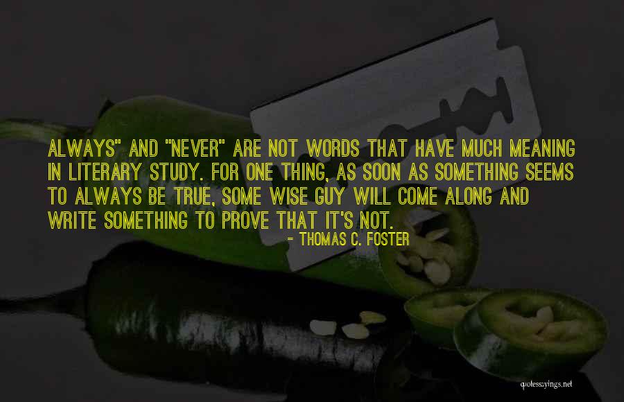 Best Wise Guy Quotes By Thomas C. Foster