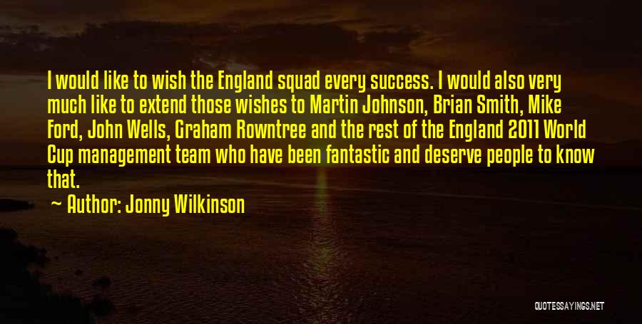 Best Wishes And Success Quotes By Jonny Wilkinson