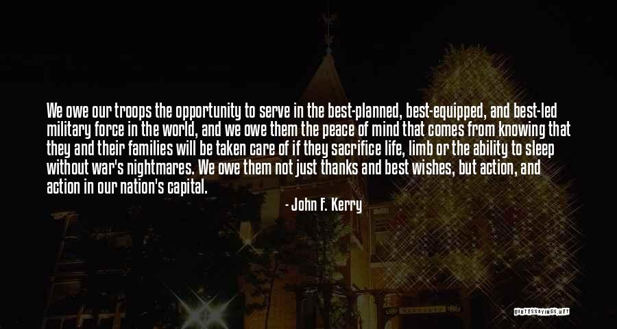 Best Wishes In Life Quotes By John F. Kerry