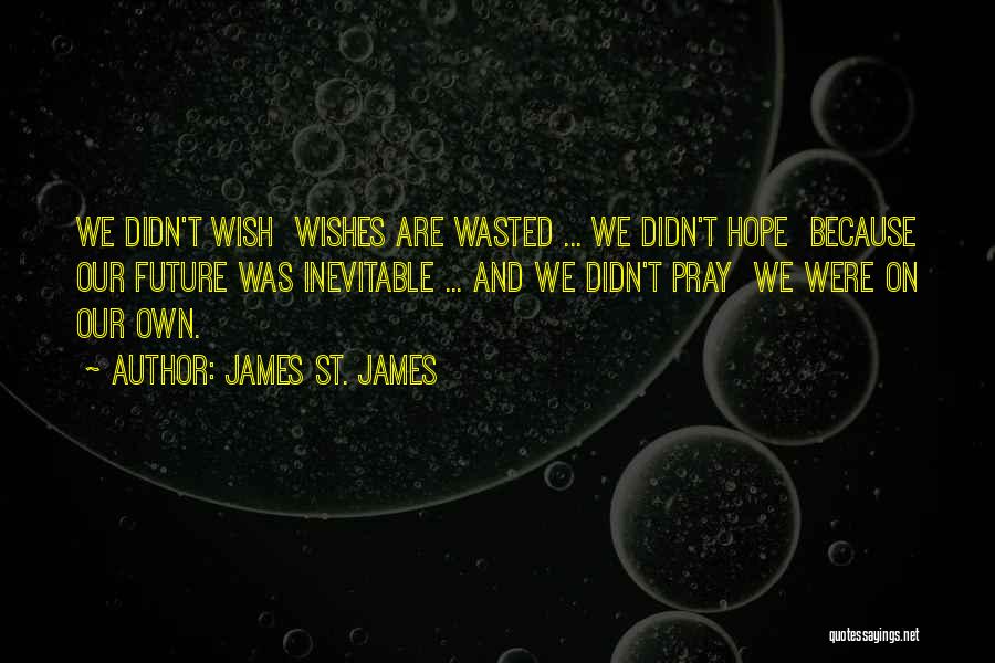Best Wishes In Your Future Quotes By James St. James