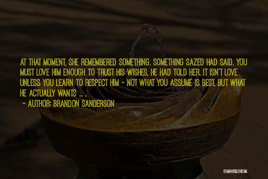 Best Wishes Quotes By Brandon Sanderson