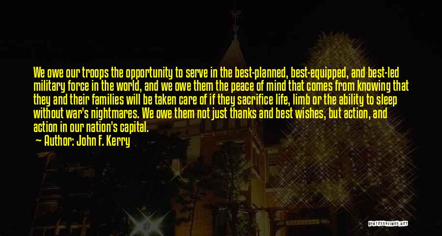 Best Wishes Quotes By John F. Kerry