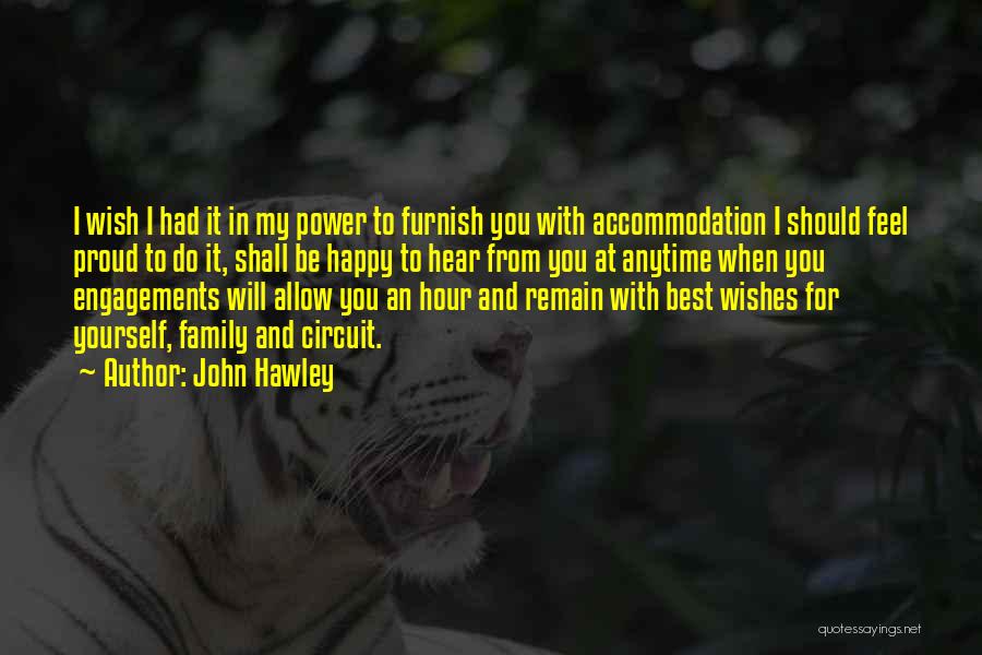 Best Wishes Quotes By John Hawley