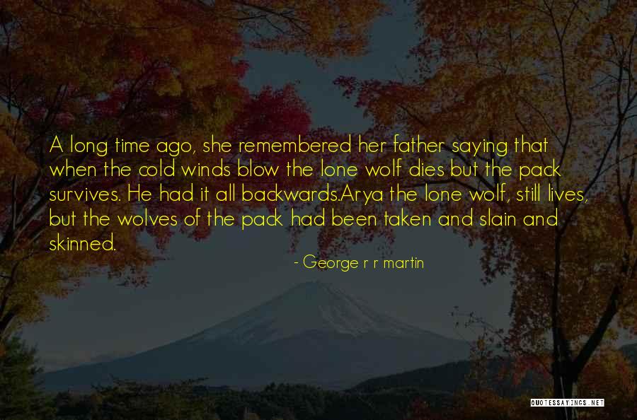 Best Wolf Pack Quotes By George R R Martin