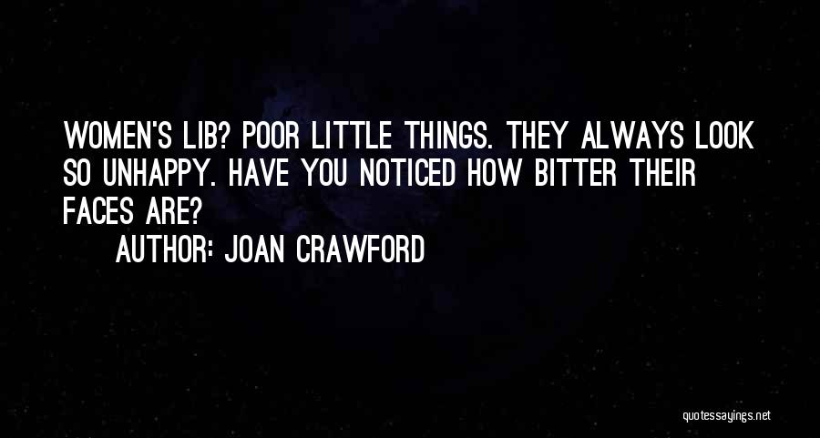 Best Women's Lib Quotes By Joan Crawford