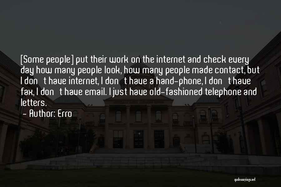 Best Work Email Quotes By Erro