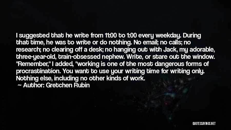 Best Work Email Quotes By Gretchen Rubin
