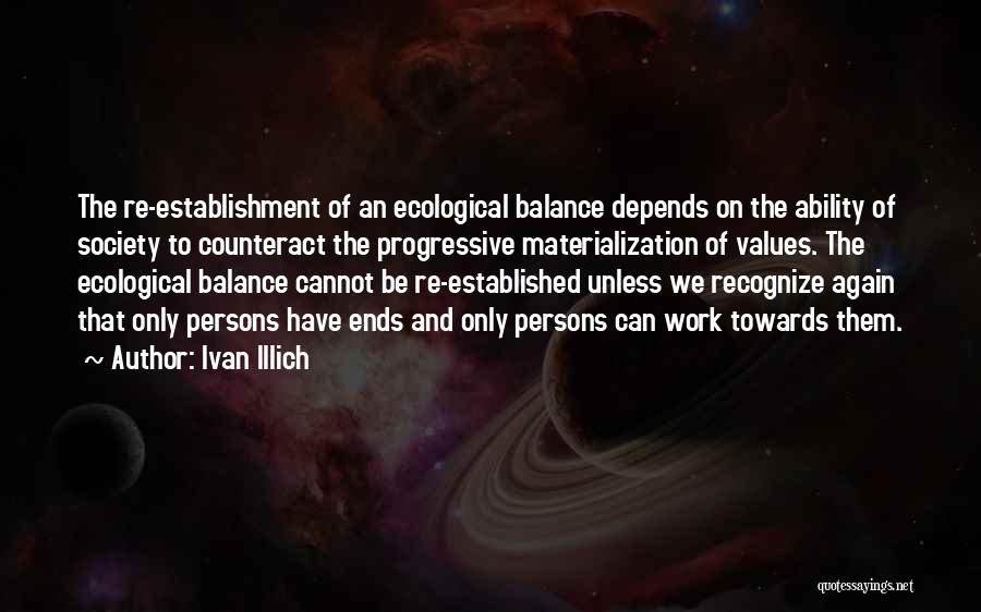 Best Work Environment Quotes By Ivan Illich