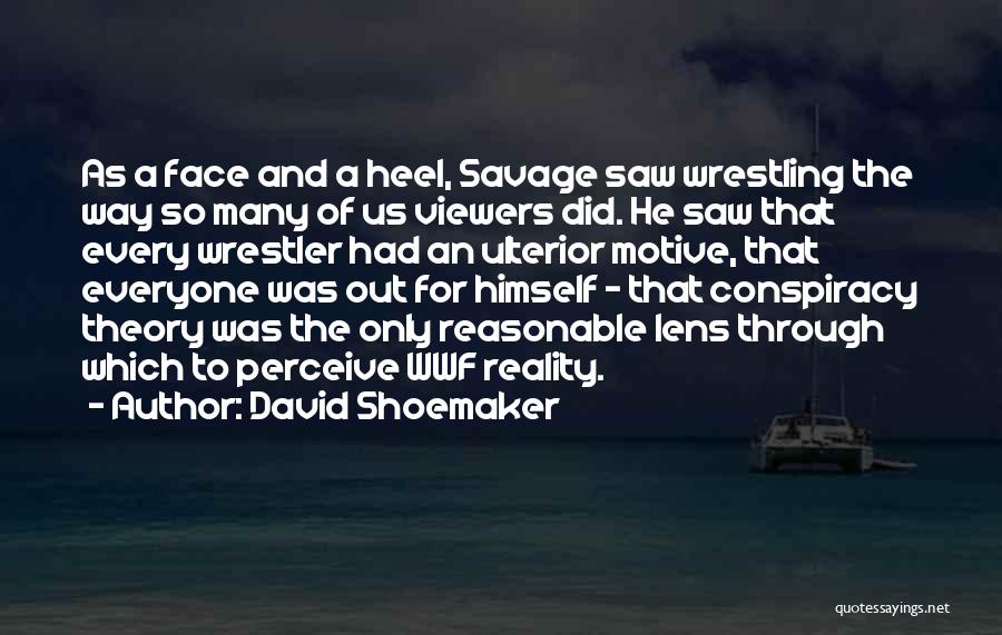 Best Wrestling Heel Quotes By David Shoemaker