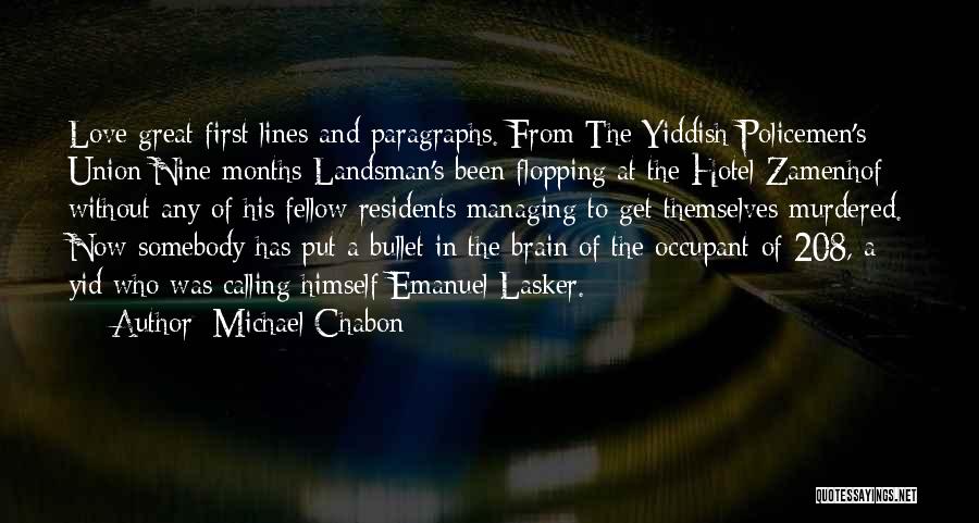 Best Yiddish Quotes By Michael Chabon