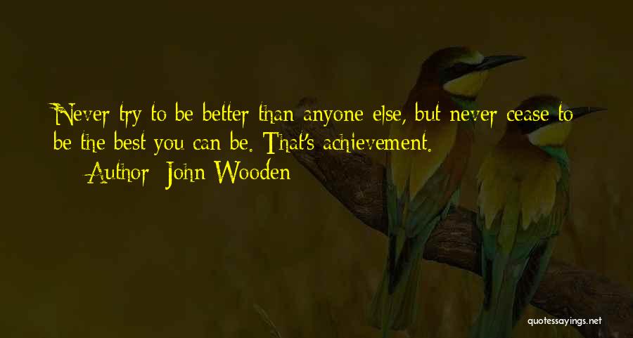 Best You Can Quotes By John Wooden