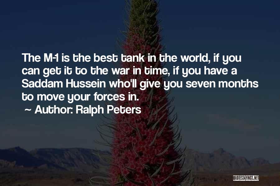 Best You Can Quotes By Ralph Peters