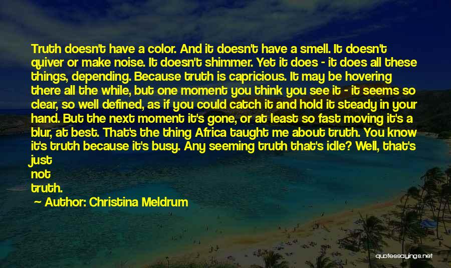 Best You Taught Me Quotes By Christina Meldrum