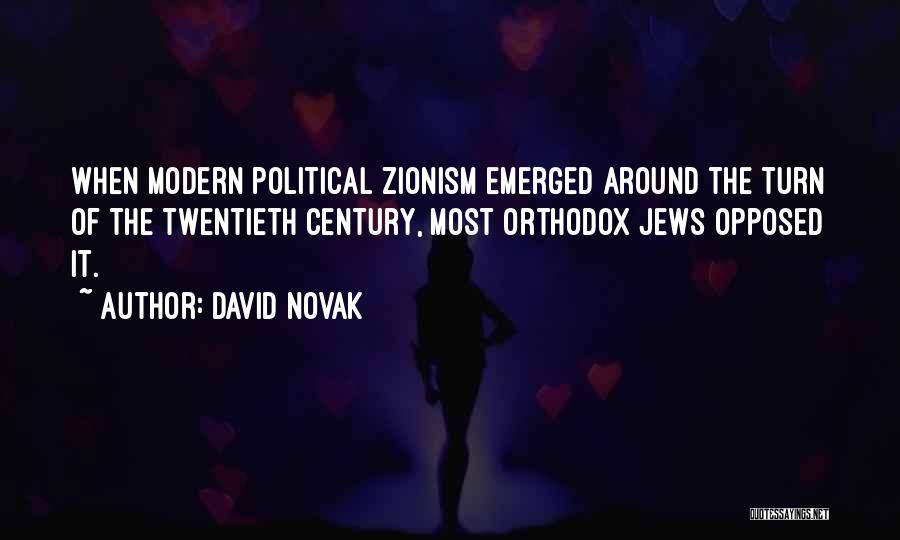 Best Zionism Quotes By David Novak