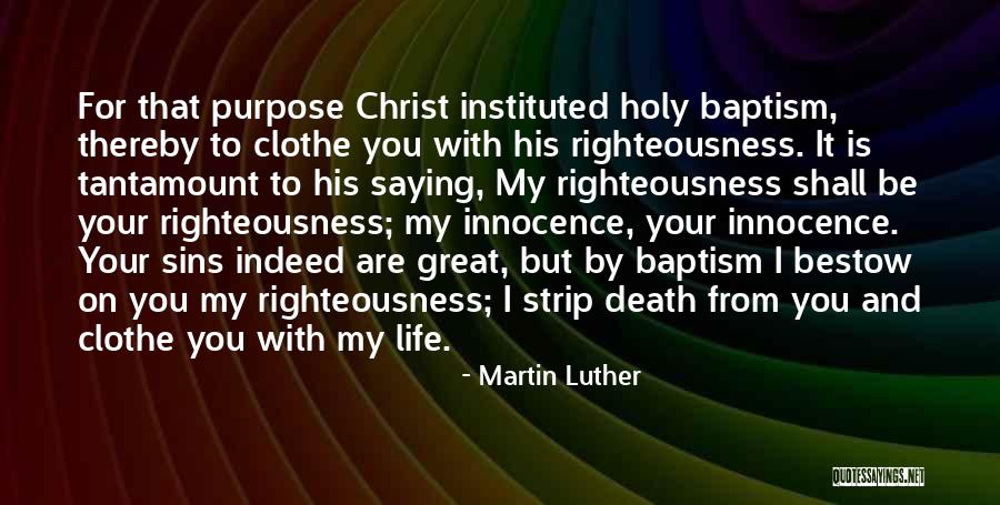 Bestow Life Quotes By Martin Luther Bestow Life Quotes By Martin Luther