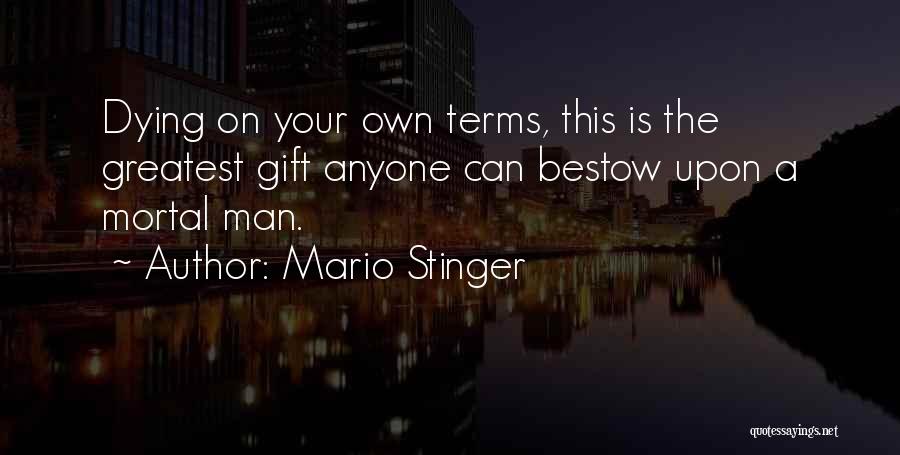 Bestow Quotes By Mario Stinger