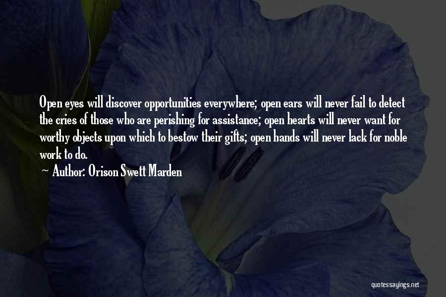 Bestow Quotes By Orison Swett Marden