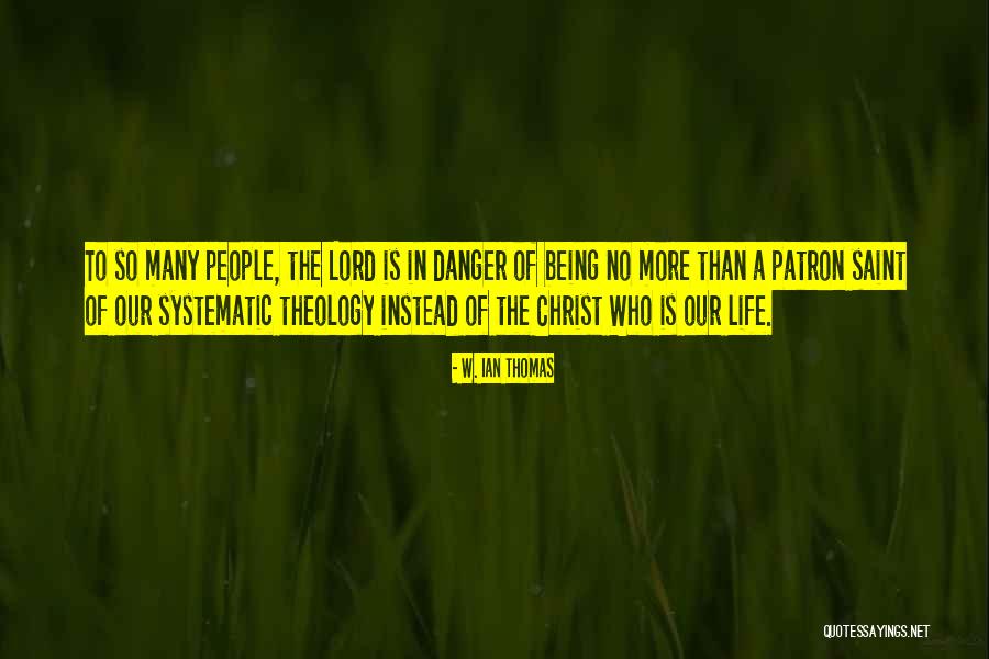 Bestproblem Quotes By W. Ian Thomas Bestproblem Quotes By W. Ian Thomas
