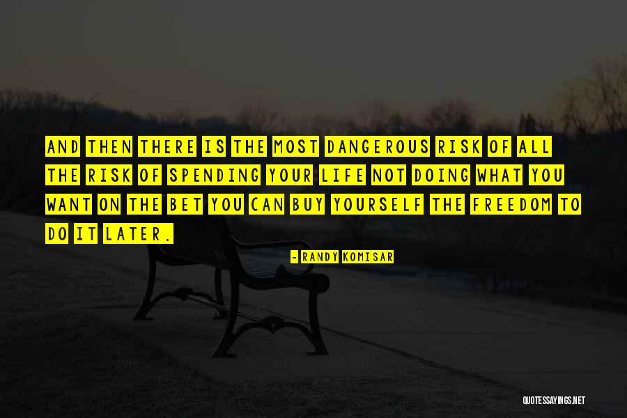 Bet On Yourself Quotes By Randy Komisar