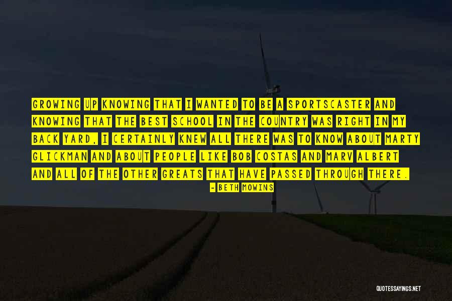Beth Mowins Quotes 1837734 Beth Mowins Quotes 1837734