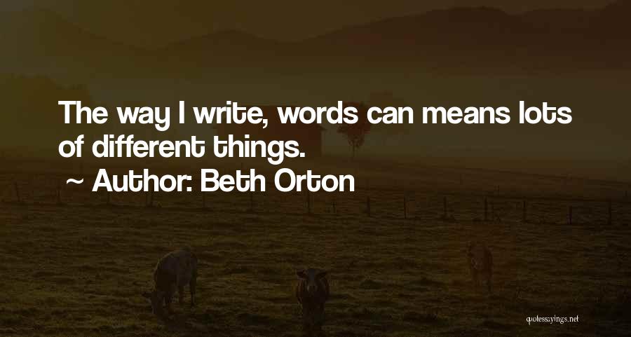 Beth Orton Quotes 509702