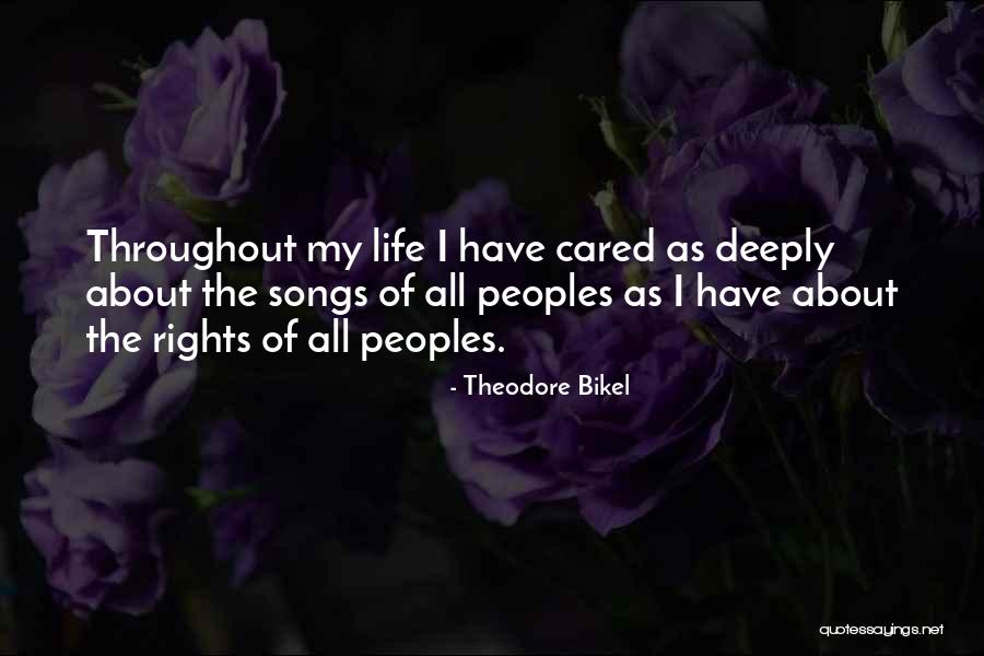 Bethanna Quotes By Theodore Bikel Bethanna Quotes By Theodore Bikel