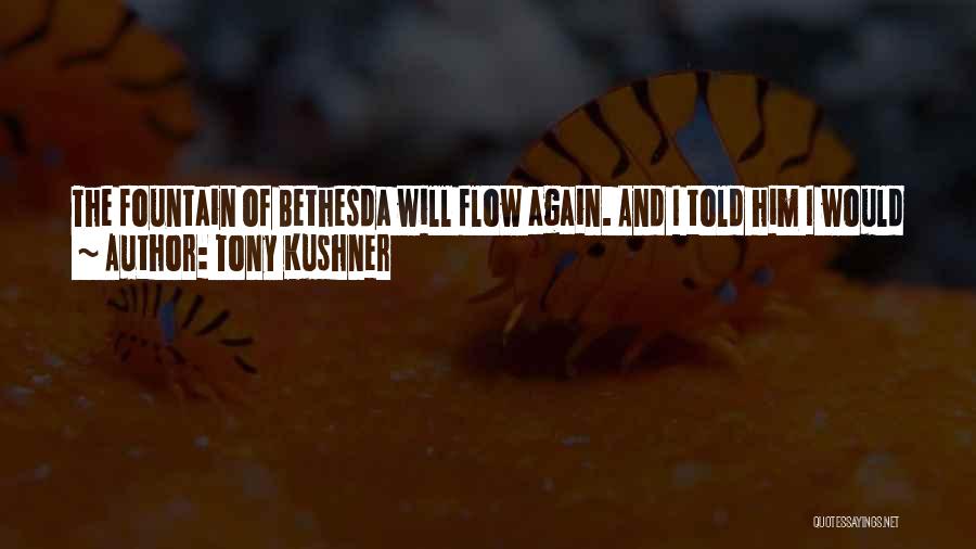 Bethesda Fountain Quotes By Tony Kushner