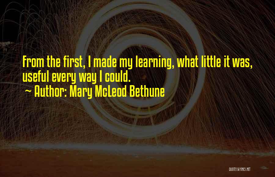 Bethune Quotes By Mary McLeod Bethune