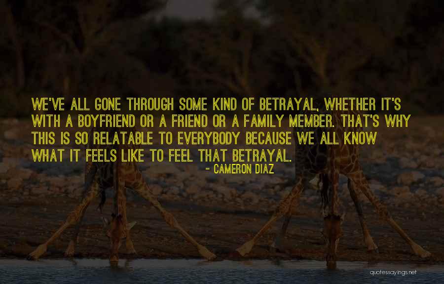 Betrayal By A Family Member Quotes By Cameron Diaz Betrayal By A Family Member Quotes By Cameron Diaz