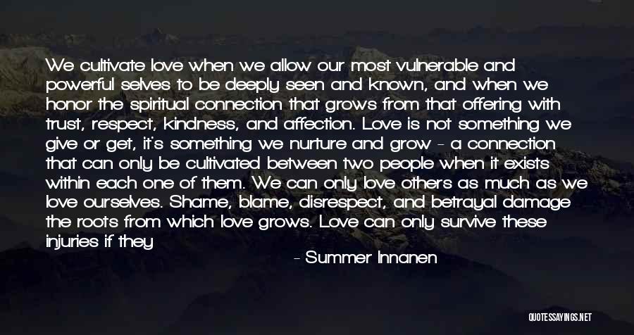 Betrayal Of Trust And Love Quotes By Summer Innanen