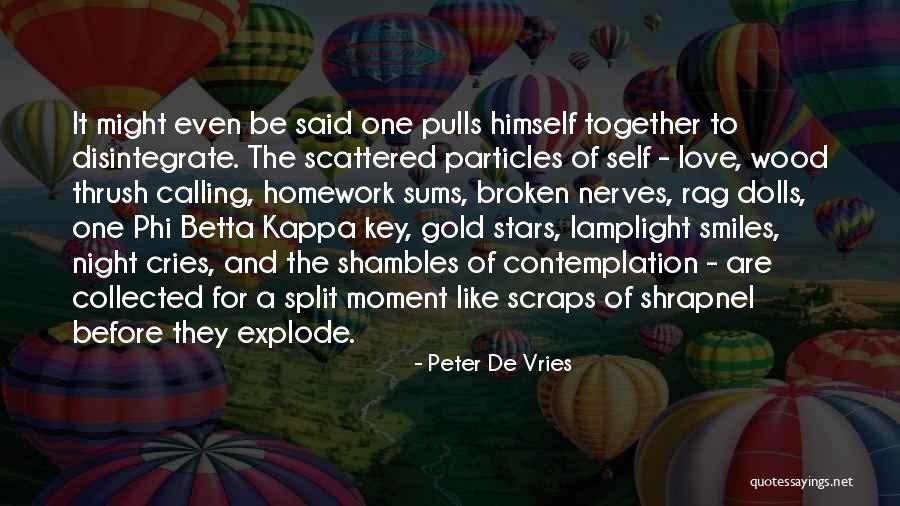 Betta Quotes By Peter De Vries