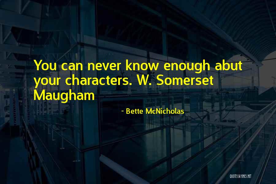 Bette McNicholas Quotes 1355167