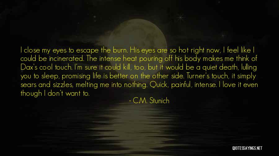 Better Be Quiet Now Quotes By C.M. Stunich Better Be Quiet Now Quotes By C.M. Stunich