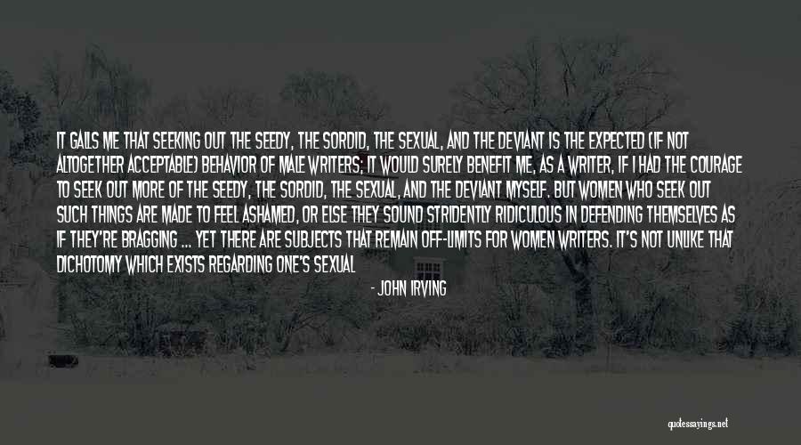 Better Keep Quiet Quotes By John Irving