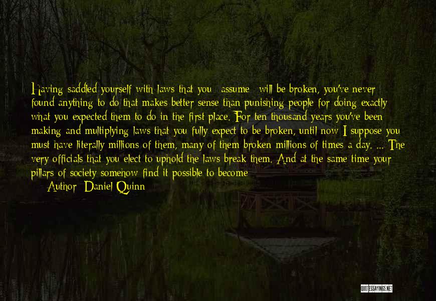 Better Not To Expect Anything Quotes By Daniel Quinn