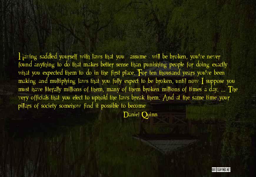 Better Not To Expect Anything Quotes By Daniel Quinn