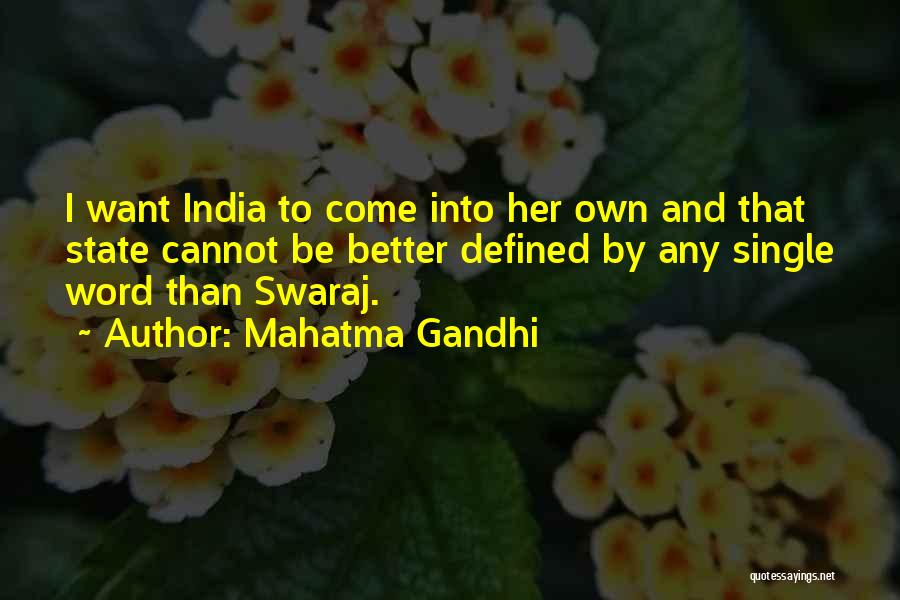 Better Off Single Quotes By Mahatma Gandhi