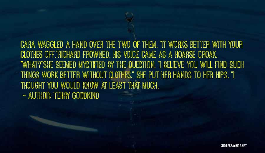 Better Off Without Her Quotes By Terry Goodkind