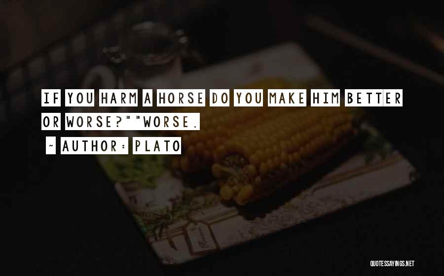 Better Or Worse Quotes By Plato