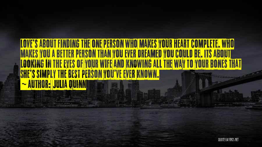 Better Person Than You Quotes By Julia Quinn