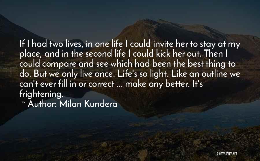 Better Place To Live Quotes By Milan Kundera