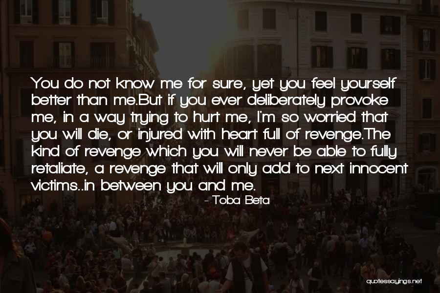 Better Than Revenge Quotes By Toba Beta