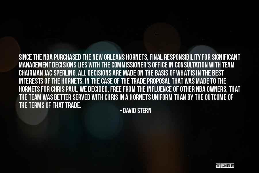 Better Than The Best Quotes By David Stern