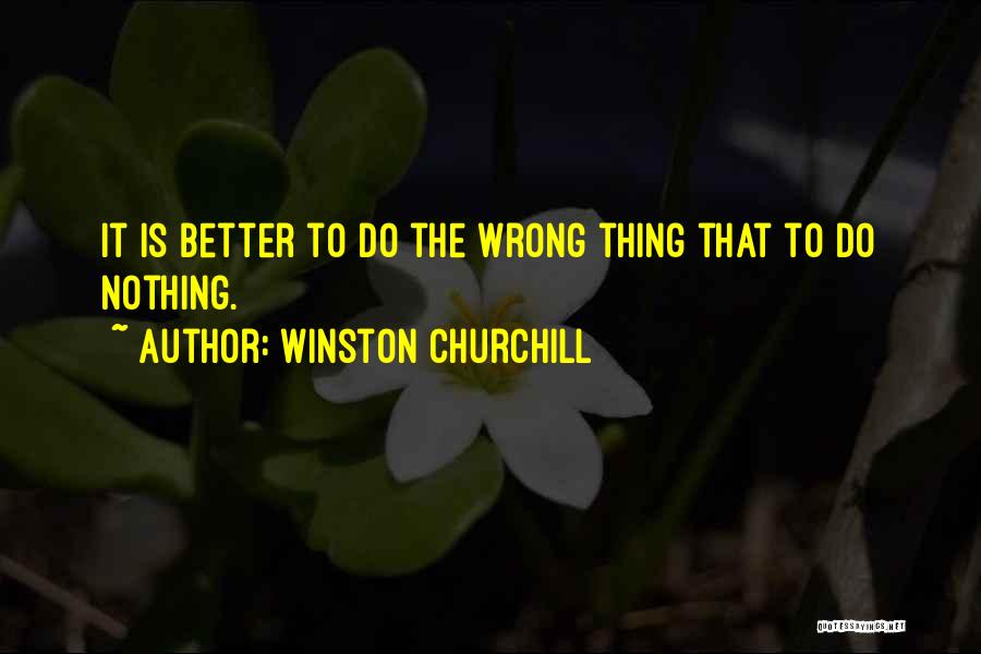 Better Things To Do Quotes By Winston Churchill