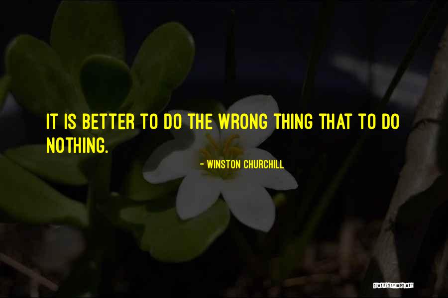 Better Things To Do Quotes By Winston Churchill