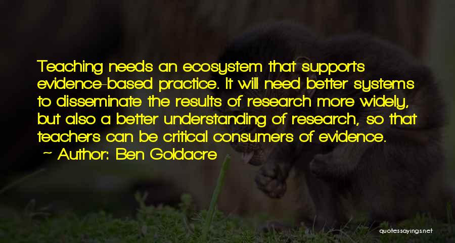 Better To Quotes By Ben Goldacre