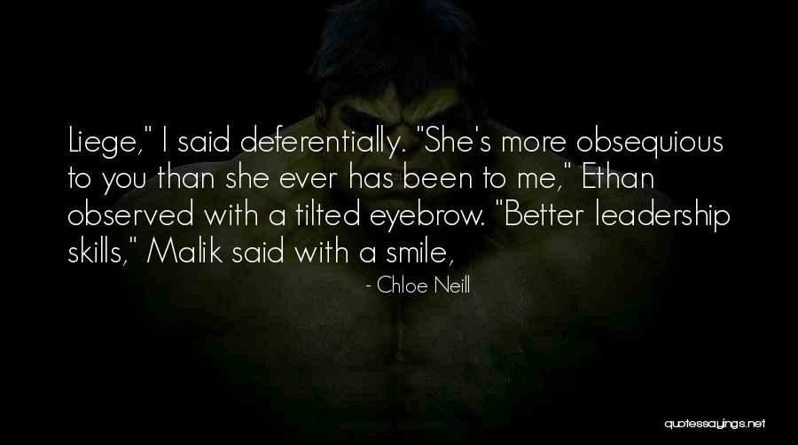 Better To Smile Quotes By Chloe Neill